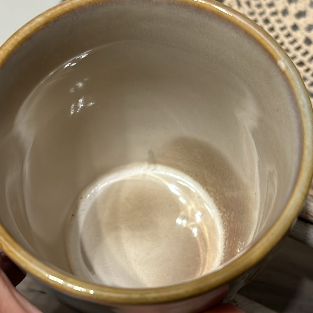 PRE OWNED GIBSON OWL COFFEE MUG EMBOSSED/TEXTURED CERAMIC - Picture 8 of 13